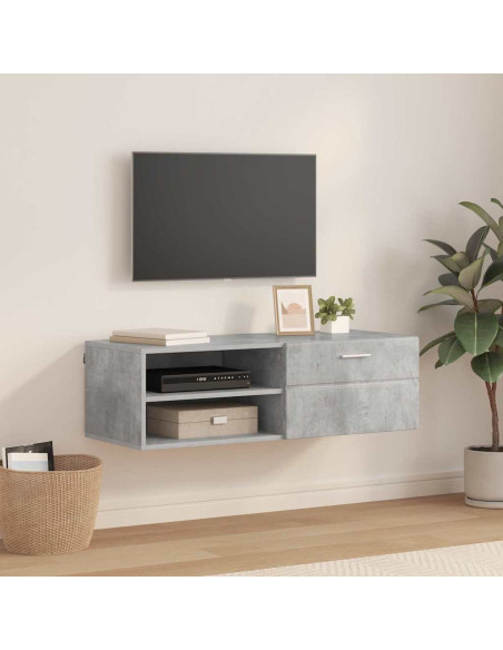 Mobile TV Bianco lucido 100.5 x 39 x 30 cm Legno multistrato