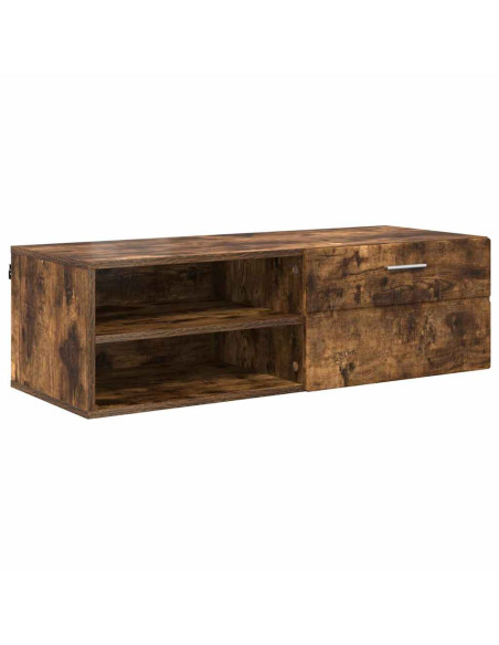 Mobile TV Rovere fumo 100.5 x 39 x 30 cm Legno multistrato