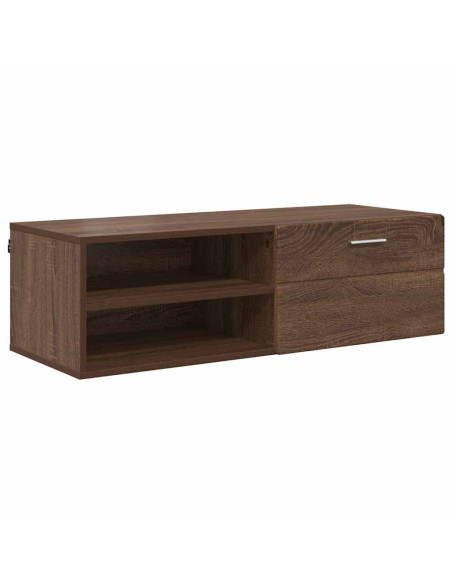 Mobile TV Rovere marrone 100.5 x 39 x 30 cm Legno multistrato