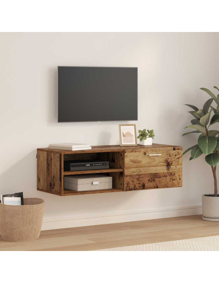 Armadio in Legno con cassetto Legno vecchio 100,5 x 39 x 30 cm