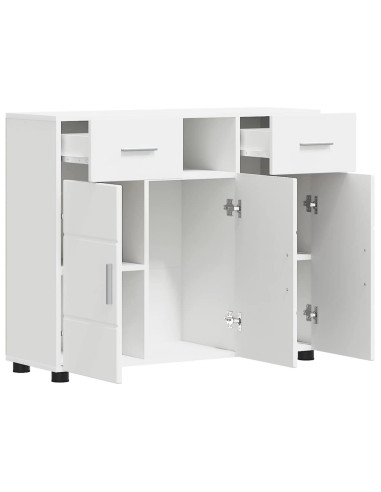 Armadio in Legno Bianco 88,5 x 30,5 x 73 cm Legno multistrato