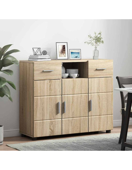 Credenza rovere sonoma 88.5 x 30.5 x 73 cm Legno multistrato