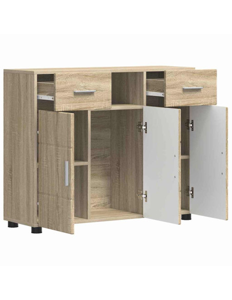 Credenza rovere sonoma 88.5 x 30.5 x 73 cm Legno multistrato