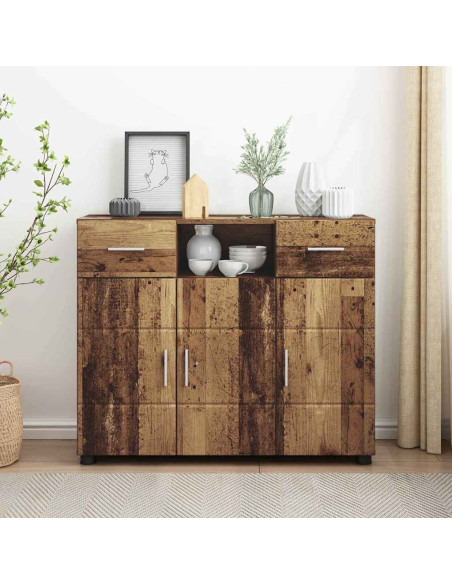 Credenza Legno vecchio 88.5 x 30.5 x 73 cm Legno multistrato