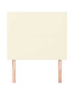 Testiere 2 pz Crema 100x5x78/88 cm in Similpelle 2