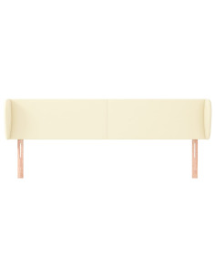 Testiera ad Orecchio Crema 203x23x78/88 cm in Similpelle 2