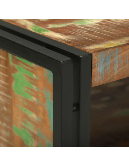 Tavolino da salotto 120 x 50 x 38 cm legno massello di riciclo