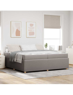 Struttura del letto con materasso Talpa 200 x 200 cm Tessuto 2