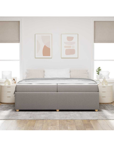 Struttura del letto con materasso Talpa 200 x 200 cm Tessuto