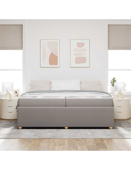 Struttura del letto con materasso Talpa 200 x 200 cm Tessuto