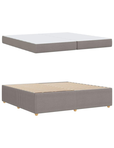 Struttura del letto con materasso Talpa 200 x 200 cm Tessuto