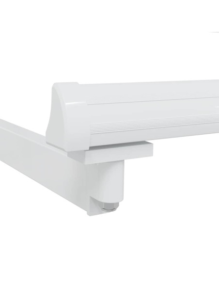 Tenda da Sole Bianco 3 x 2,5 m Metallo