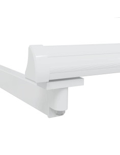 Tenda da Sole Bianco 4,5 × 3 m Metallo