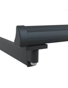 Tenda da Sole Antracite 5 x 3 m Metallo