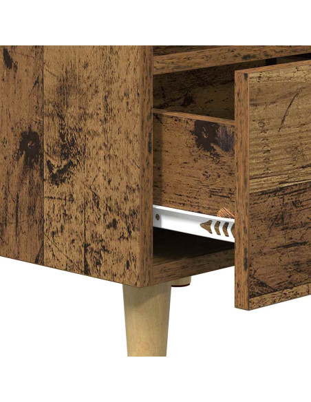 Armadietto per letto Legno vecchio 40 x 35 x 47,5 cm