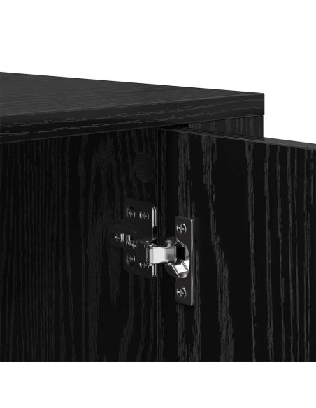 Credenza Rovere nero 40 x 33 x 70 cm Legno multistrato