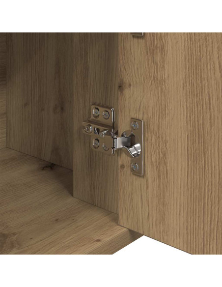 Credenza rovere artigianale 80 x 30 x 60 cm Legno multistrato