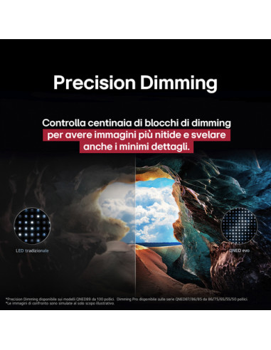 LG QNED evo AI 75'' Serie QNED86 75QNED86A6A, MiniLED 4K, Dimming Pro, Dolby Vision, SMART TV 2025