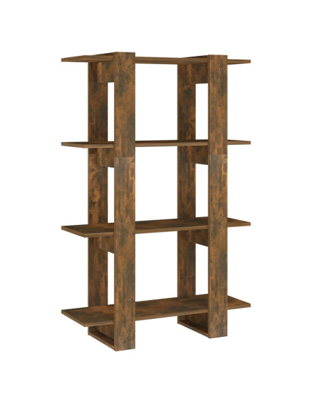 Libreria/Divisorio Rovere Fumo 80x30x123,5 cm