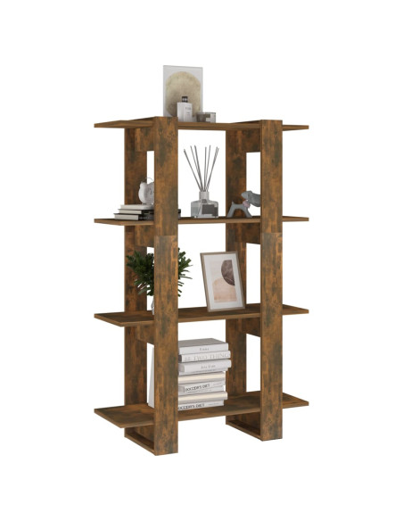 Libreria/Divisorio Rovere Fumo 80x30x123,5 cm