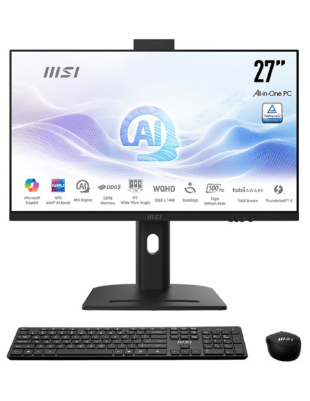 AIO 27 ULTRA 5 16G 1TB 2K W11P BK I5-125H IPS MODERN BLACK WQHD 2Y