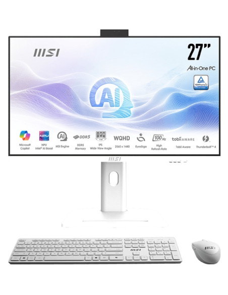 AIO 27 ULTRA 7 32G 1TB 2K W11P WH I7-155U IPS MODERN WHITE WQHD 2Y