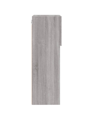 Mobili TV con Luci LED 2pz Grigio Sonoma 40,5x30x90 cm