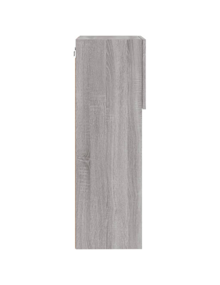 Mobili TV con Luci LED 2pz Grigio Sonoma 40,5x30x90 cm