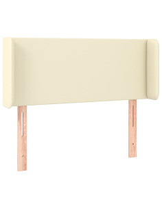 Testiera ad Orecchio Crema 93x16x78/88 cm in Similpelle 2