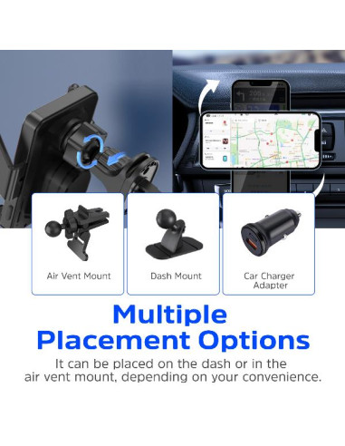 WIRELESS CAR CHARGER MAG AUTO CL