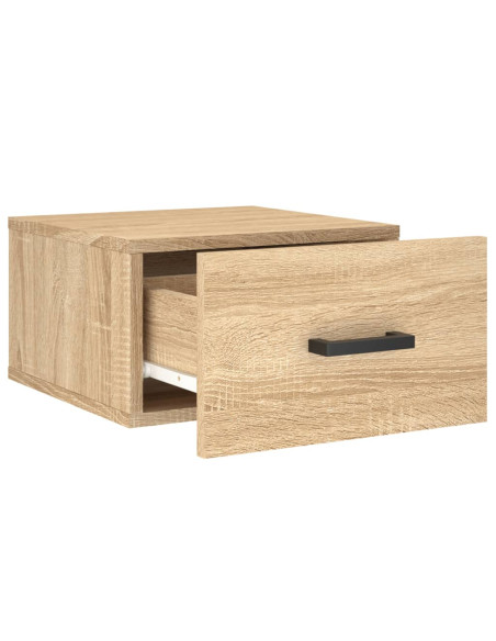 Comodini a Muro 2 pz Rovere Sonoma 35x35x20 cm
