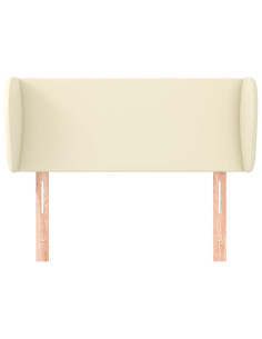 Testiera ad Orecchio Crema 93x23x78/88 cm in Similpelle 2