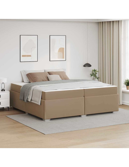 Struttura del letto Cappuccino 200 x 200 cm Pelle sintetica