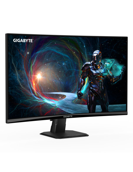 GIGABYTE GS27QCA 27" QHD Monitor Gaming Curvo – 2560 x 1440, 180Hz, 1ms, 250 cd/m², FreeSync, HDR Ready, HDMI 2.0, DisplayPor