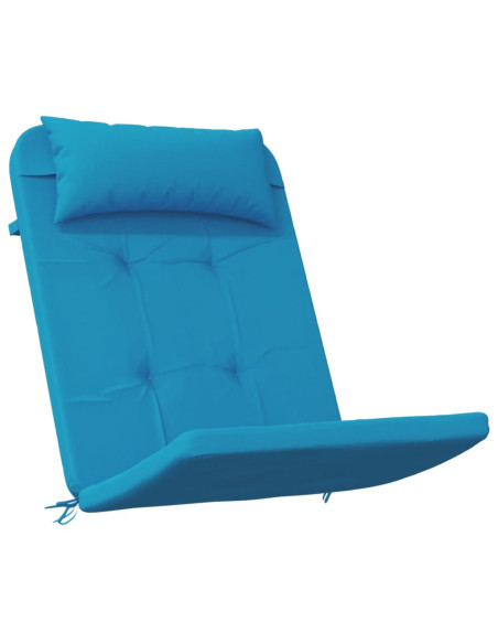 Cuscini per Sedia Adirondack 2 pz Blu Chiaro in Tessuto Oxford