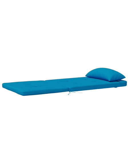Cuscini per Sedia Adirondack 2 pz Blu Chiaro in Tessuto Oxford