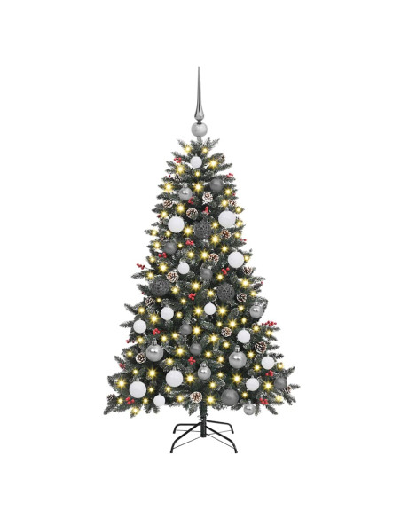 Albero di Natale artificiale con 150 LED Verde 120 cm