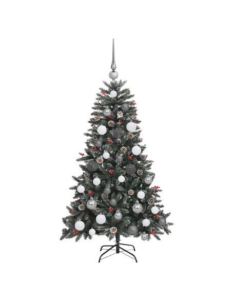 Albero di Natale artificiale con 150 LED Verde 120 cm