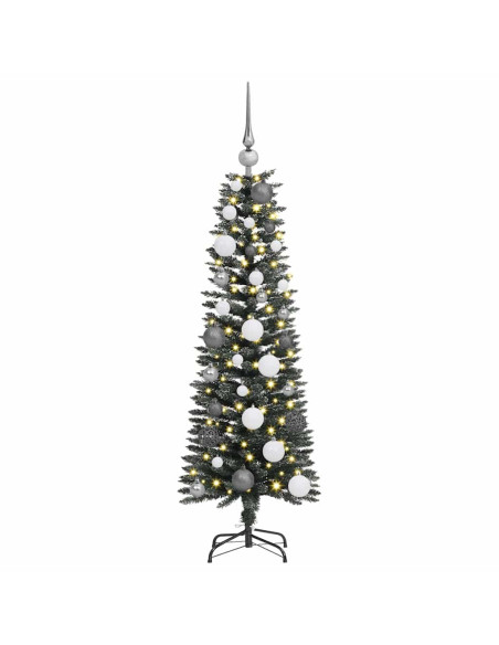 Albero di Natale artificiale con 150 LED Verde 120 cm