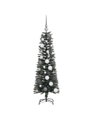 Albero di Natale artificiale con 150 LED Verde 120 cm