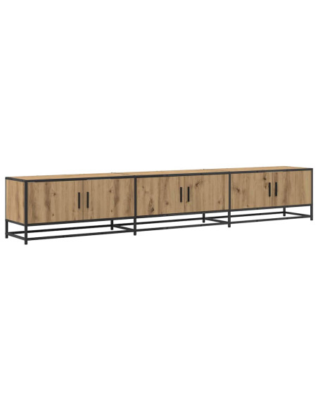 Mobile TV rovere artigianale 240 x 35 x 41 cm Legno multistrato