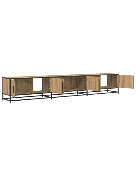 Mobile TV rovere artigianale 240 x 35 x 41 cm Legno multistrato