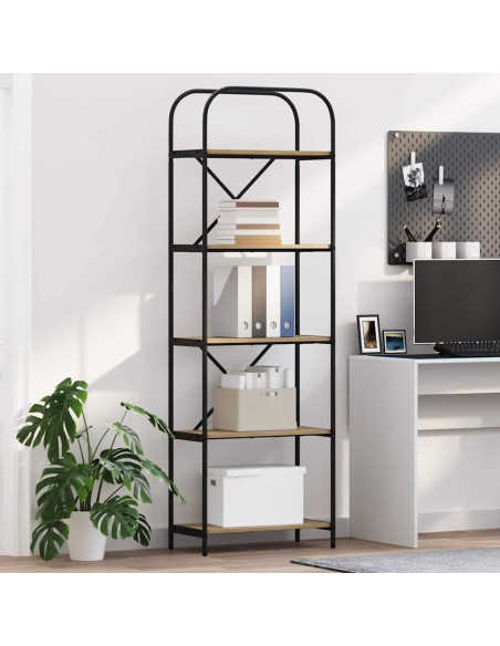 Libreria rovere sonoma 60 x 30 x 183 cm Legno multistrato