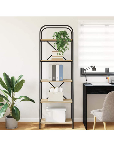 Libreria Rovere Sonoma 60 x 30 x 183 cm Legno multistrato