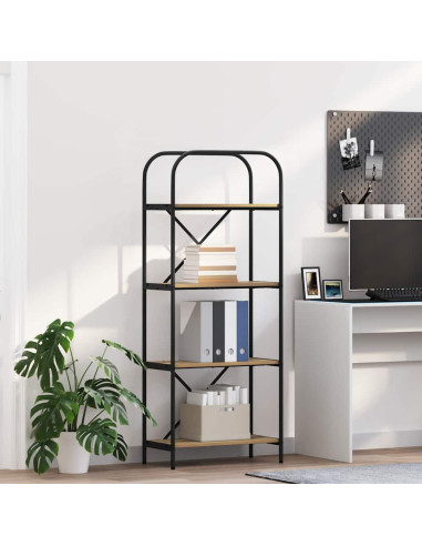 Libreria Rovere artigianale 60 x 30 x 146 cm Legno multistrato