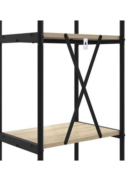 Libreria rovere sonoma 40 x 30 x 146 cm Legno multistrato
