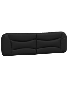Cuscino Testiera Nero 183 cm in Similpelle
