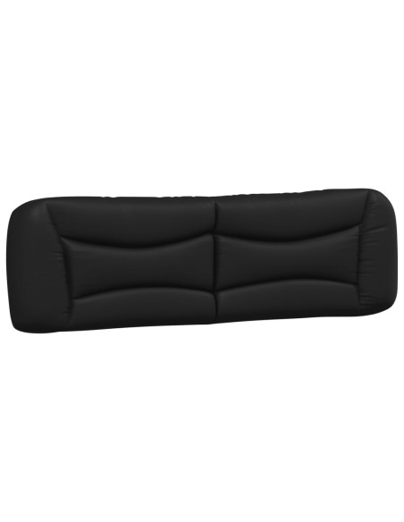 Cuscino Testiera Nero 183 cm in Similpelle
