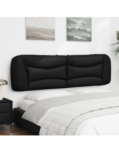 Cuscino Testiera Nero 183 cm in Similpelle 2