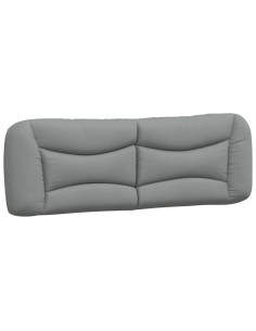 Cuscino Testiera Grigio Chiaro 152 cm in Tessuto